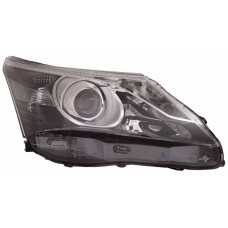 Toyota Avensis 2011-2015 Black Inner LED Halogen Head Lamp Unit Driver Side